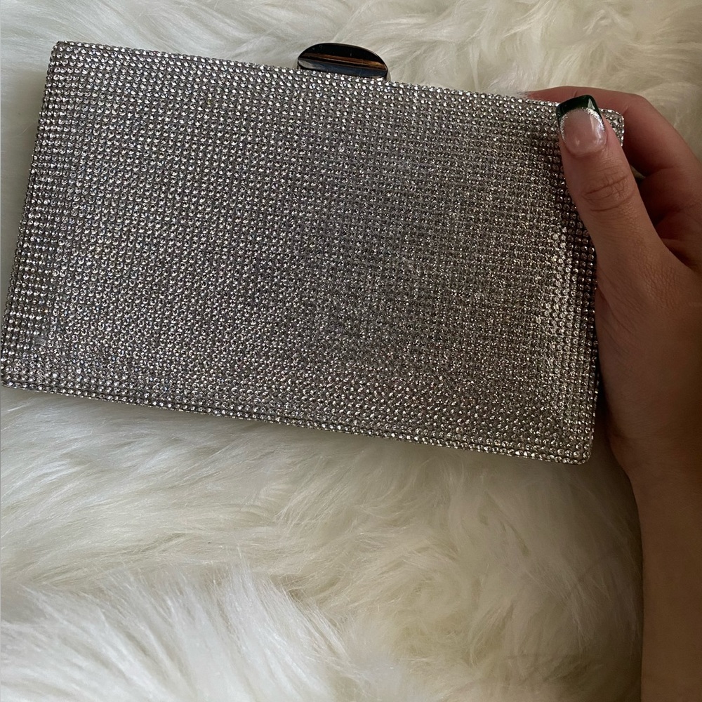 Rhinestone Cluth Purse